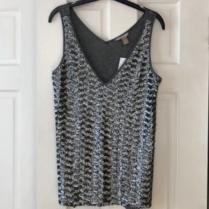 Banana Republic women’s (Med) sparkly tank top